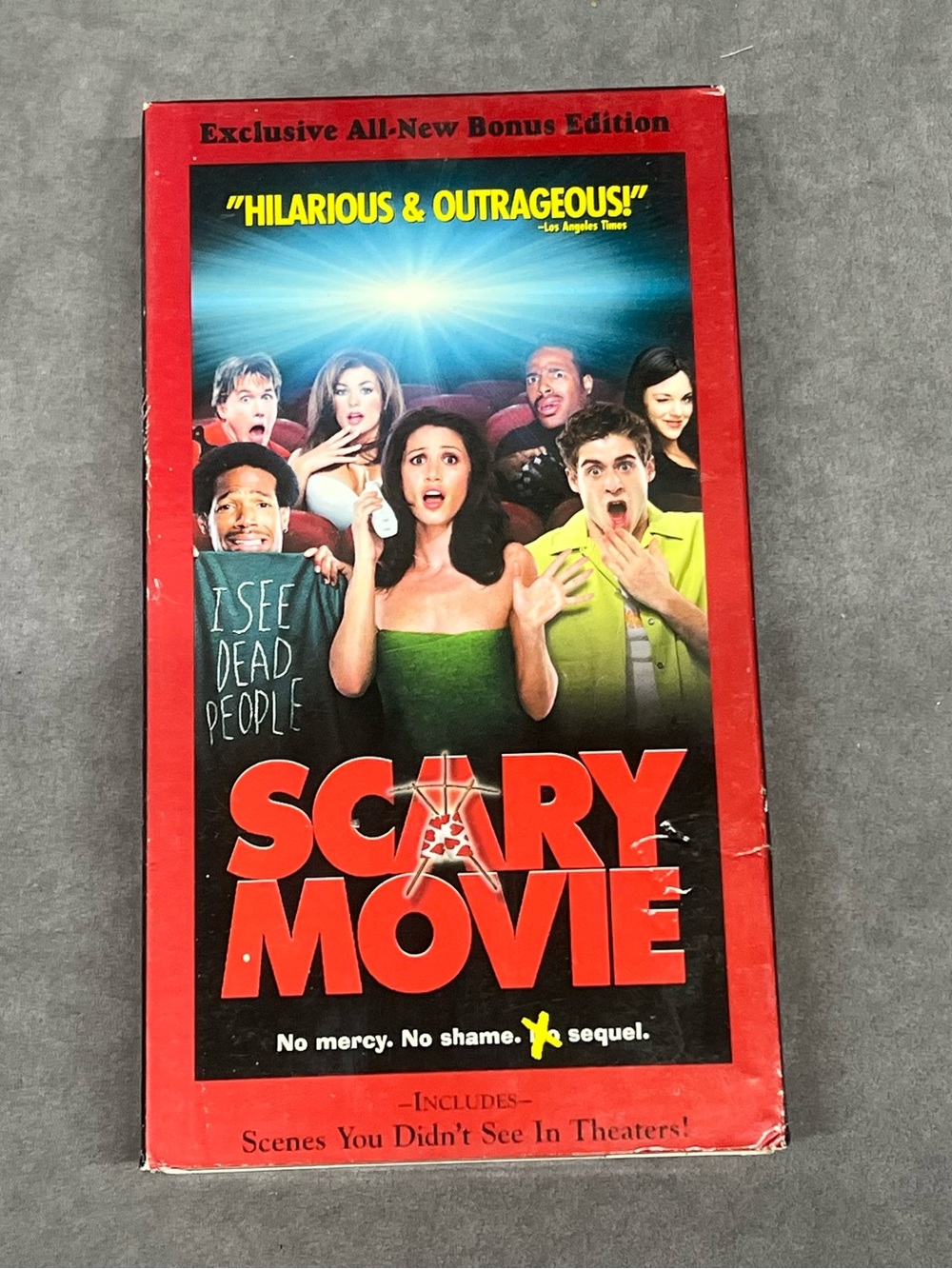 Scary Movie VHS Bonus Edition - Red Collectible Tape